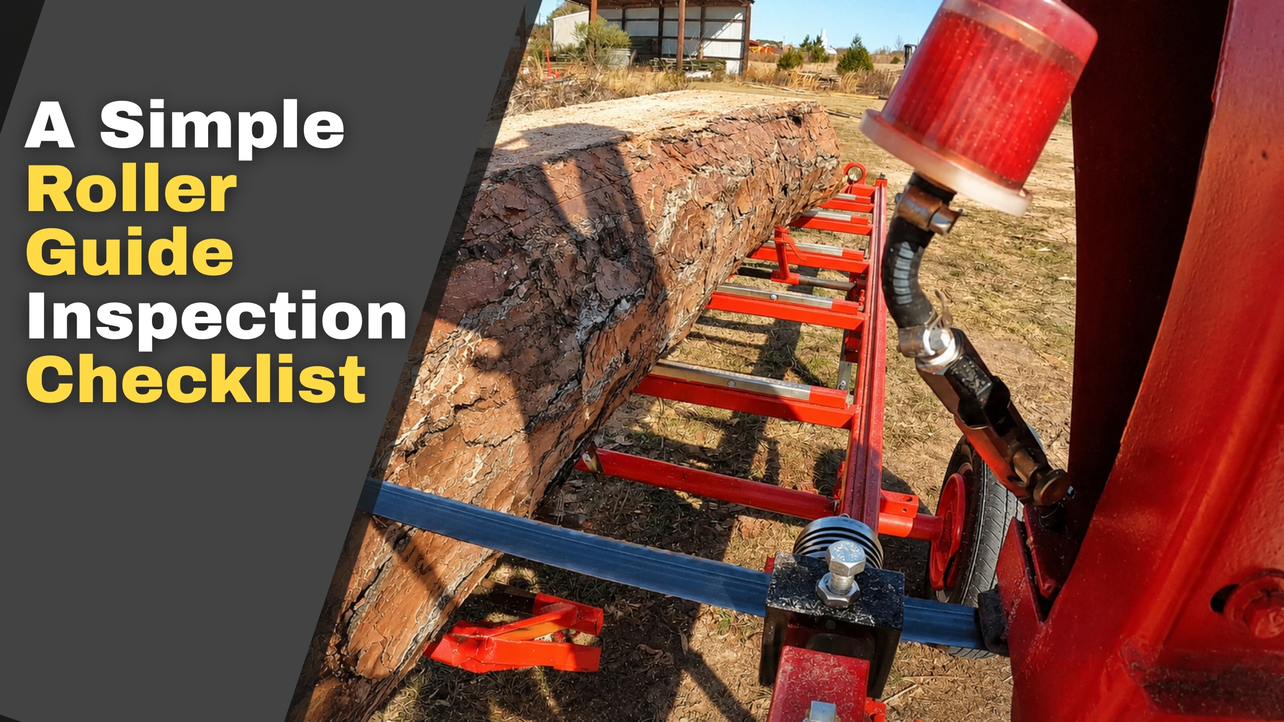 Roller guide maintenance does not need to be complicated. A quick inspection can help you catch obvious wear before it affects a full day of sawing.